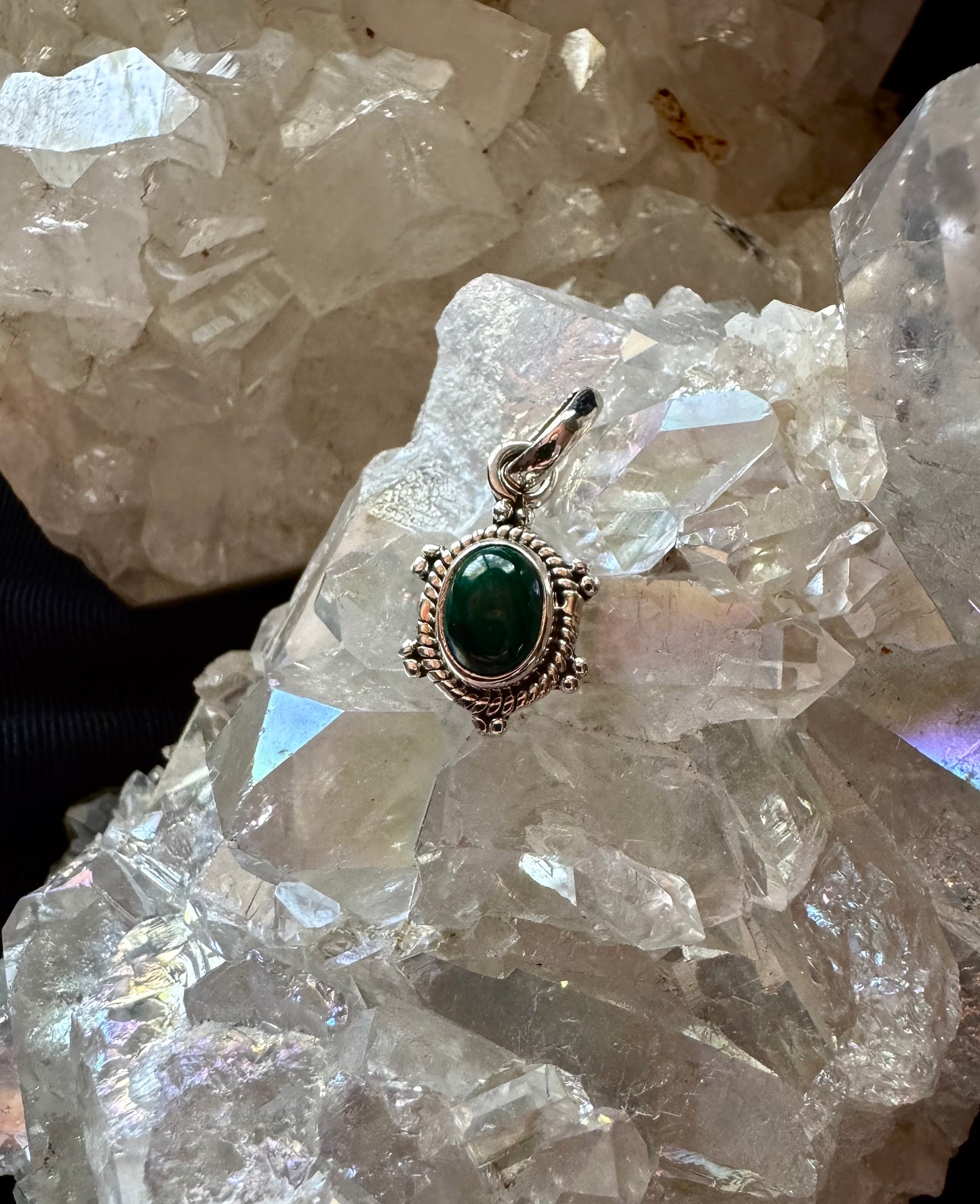 ✨💚 Colgante de Plata con Malaquita 💚✨