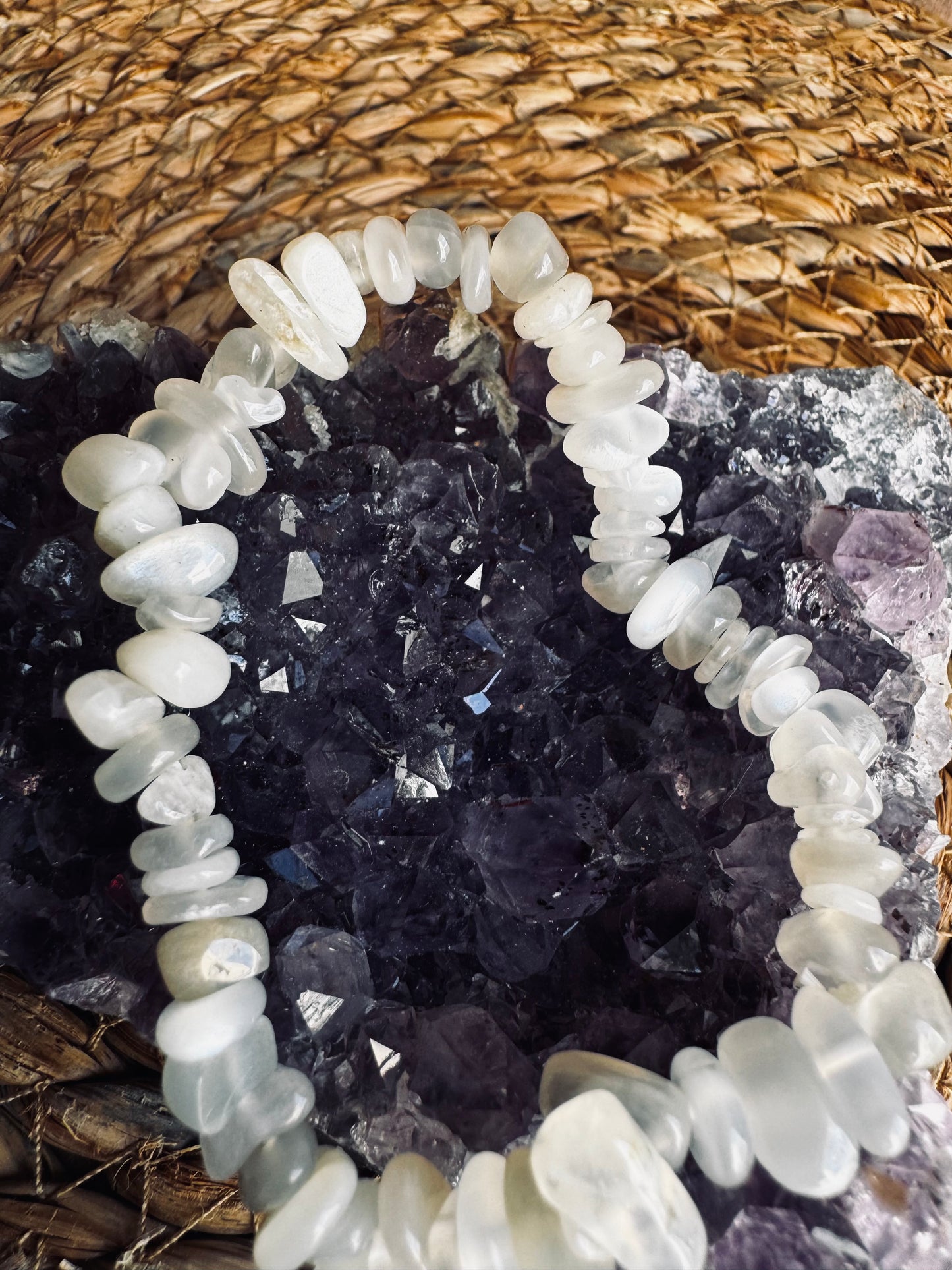 Pulsera de Adularia – Intuición, Luz Interior y Armonía Emocional ✨