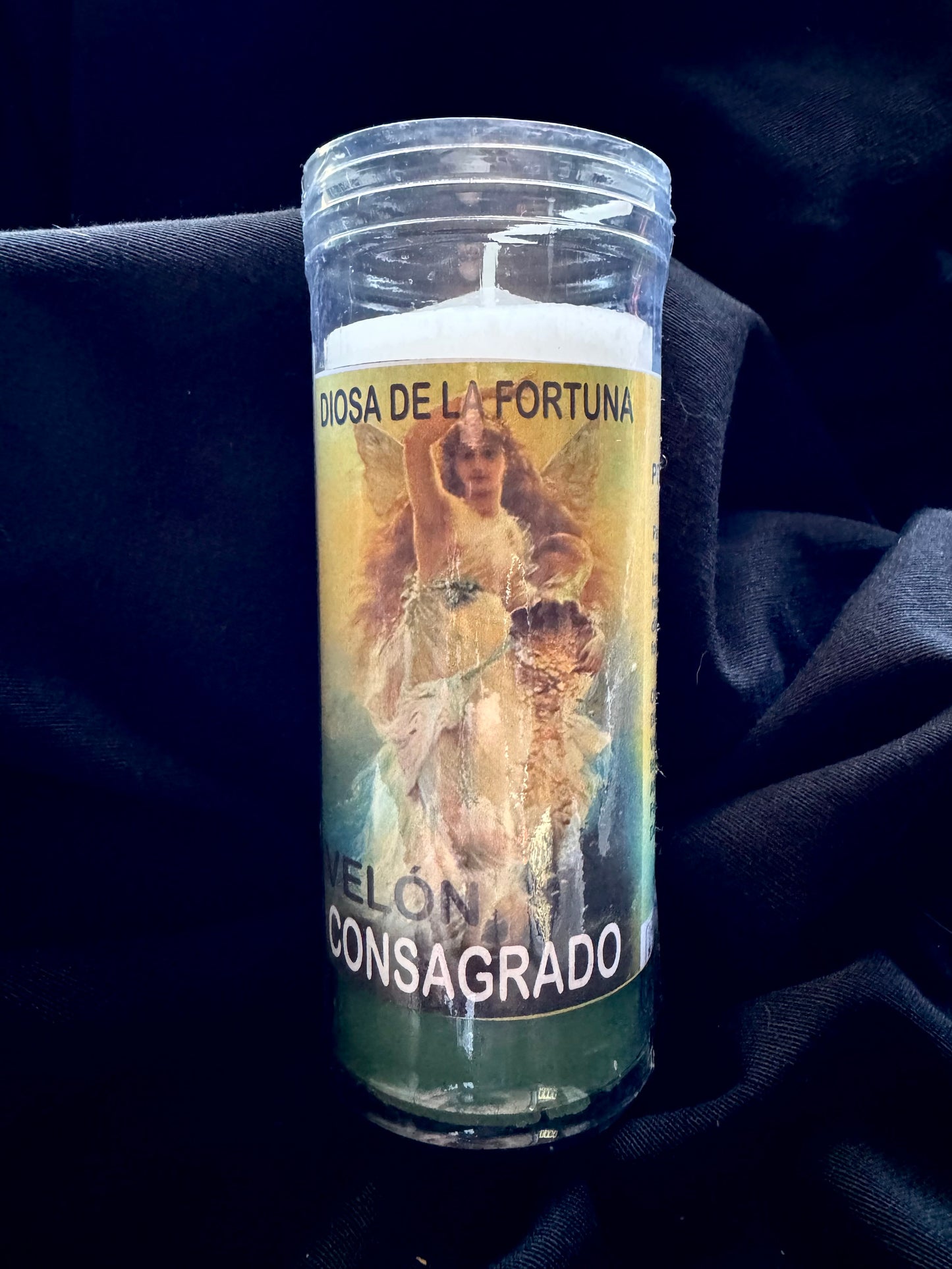 🕯️💰 Velón Consagrado Diosa Fortuna 💰🕯️