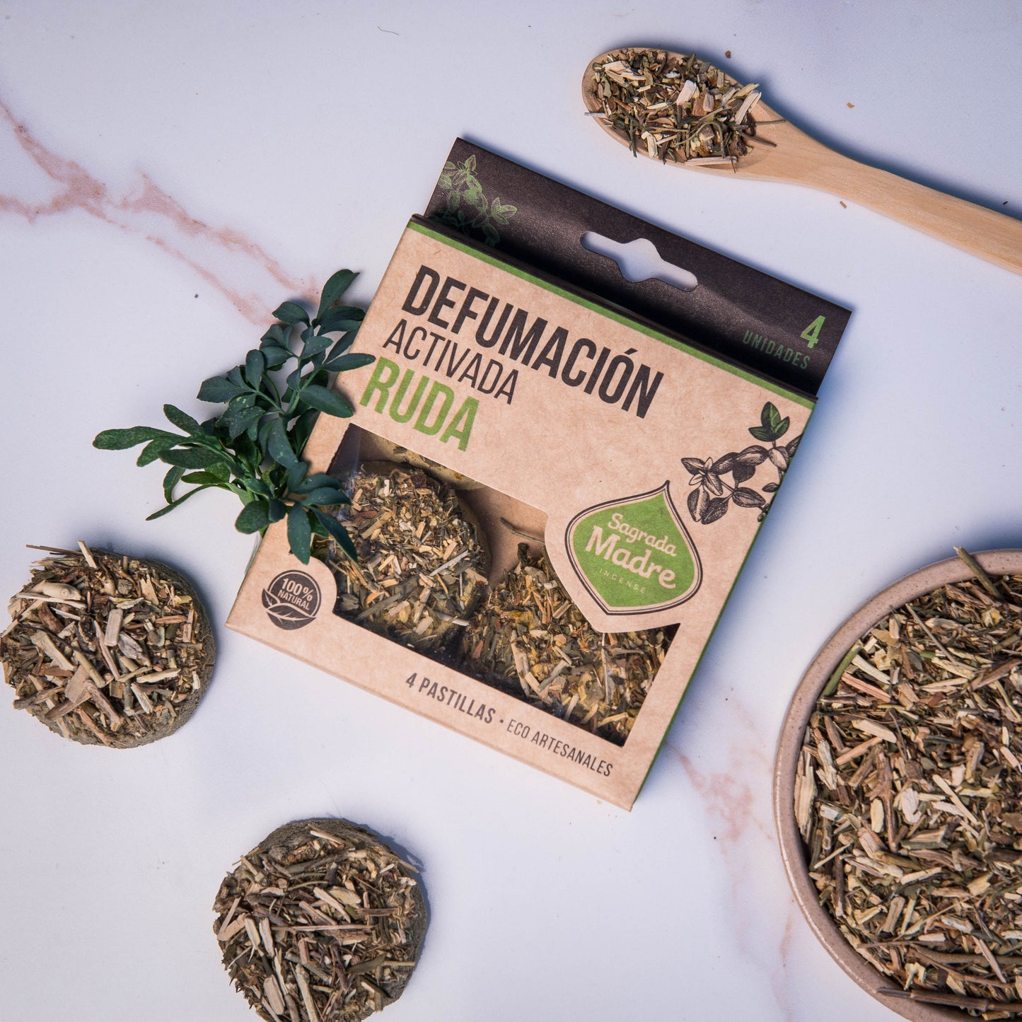 Defumación Activada Ruda – Limpieza y Protección 🌿