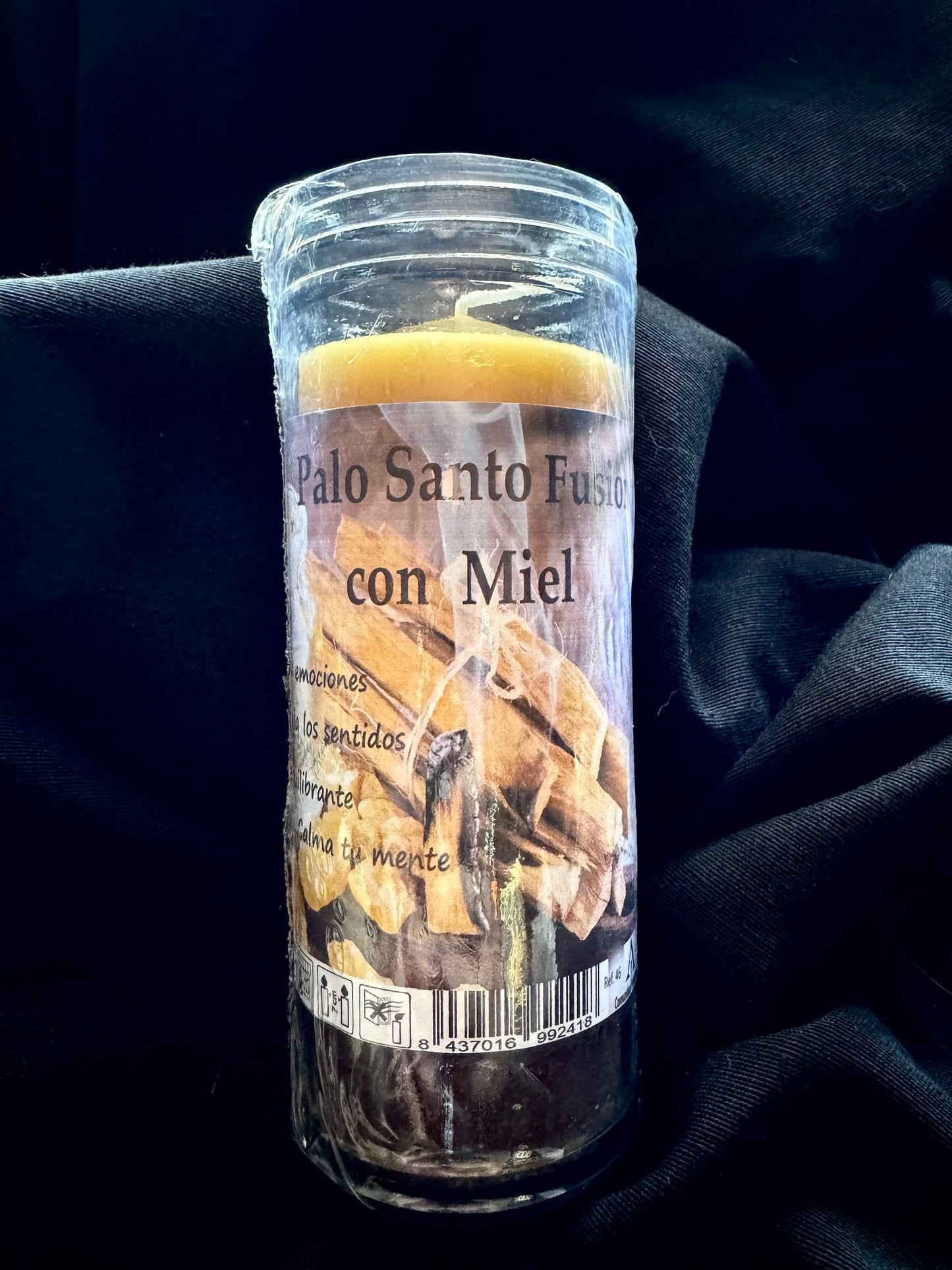🕯️🌿 Velón Consagrado de Palo Santo y Miel 🌿🕯️