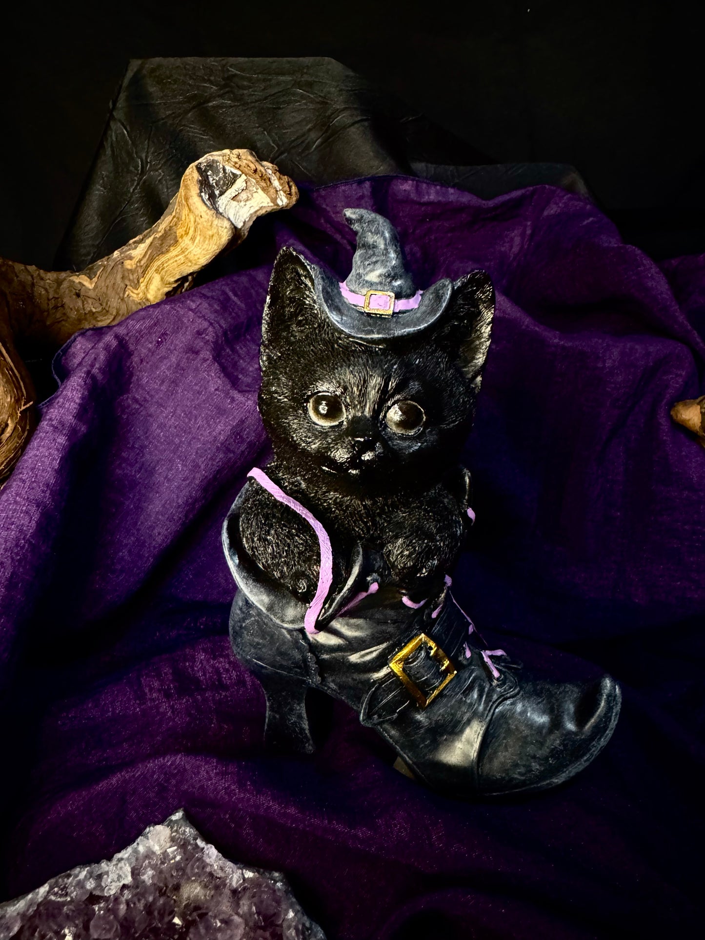 ✨ “Salem, el guardián del zapato encantado” 🖤