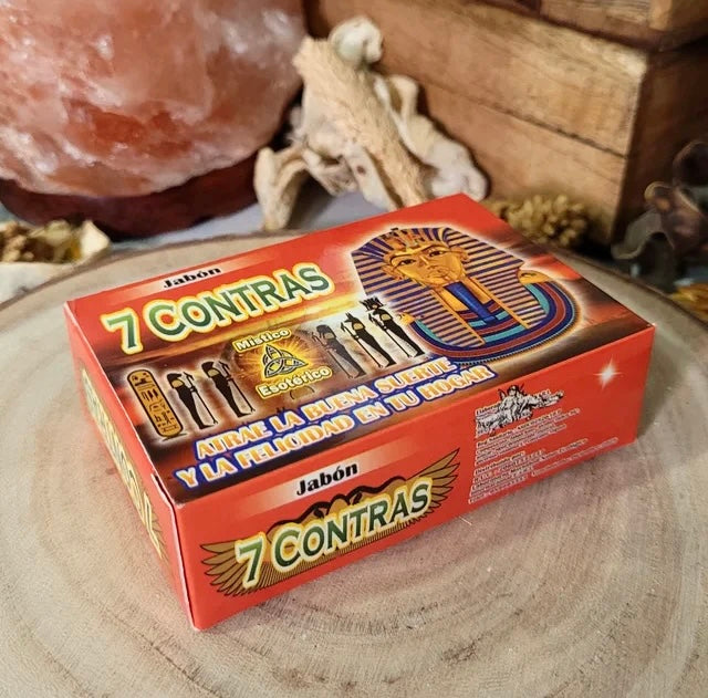 Jabón Ritual “7 Contras” – Neutraliza Bloqueos y atrae buena suerte