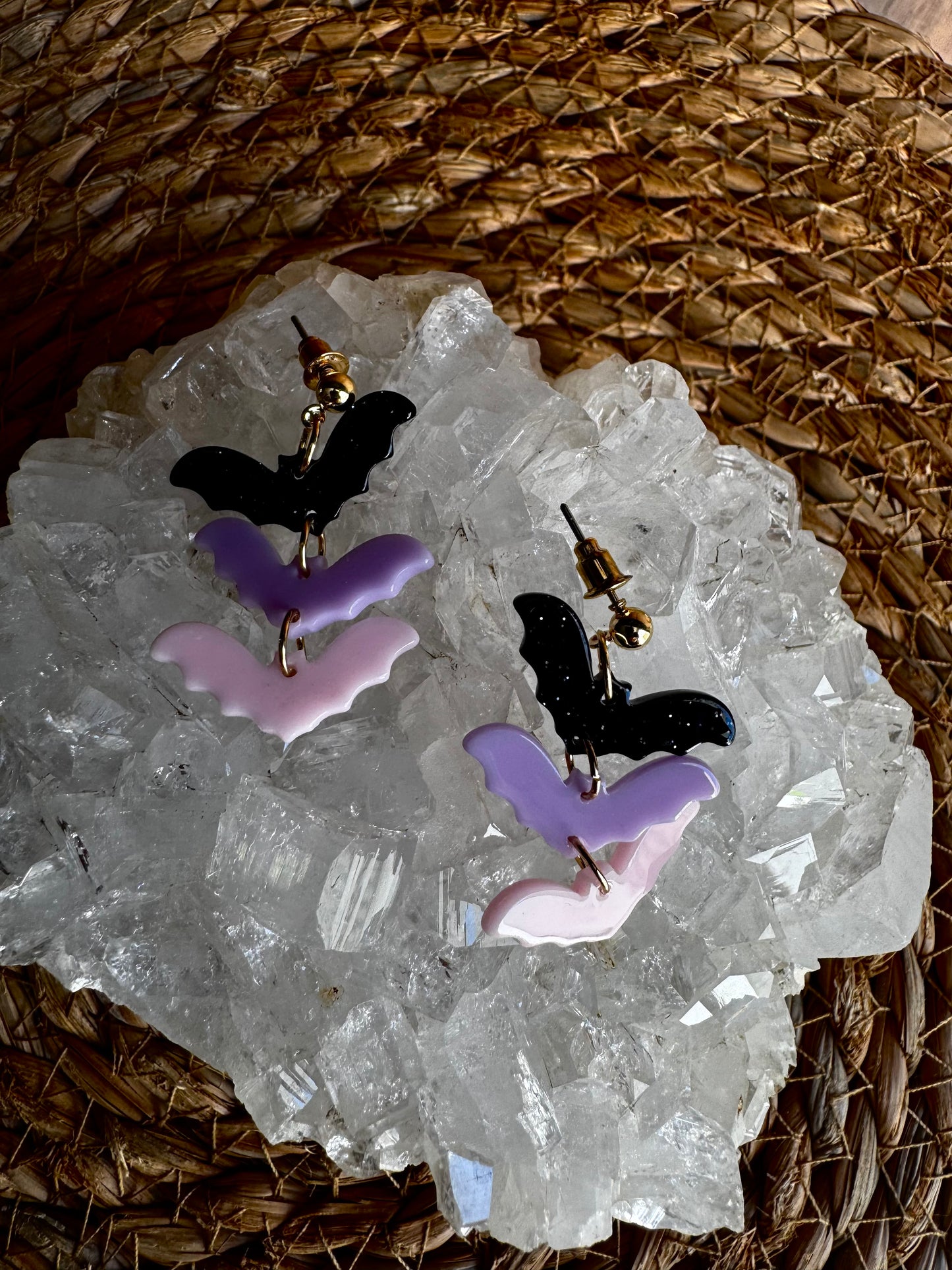 🦇 Pendientes Triple Batty