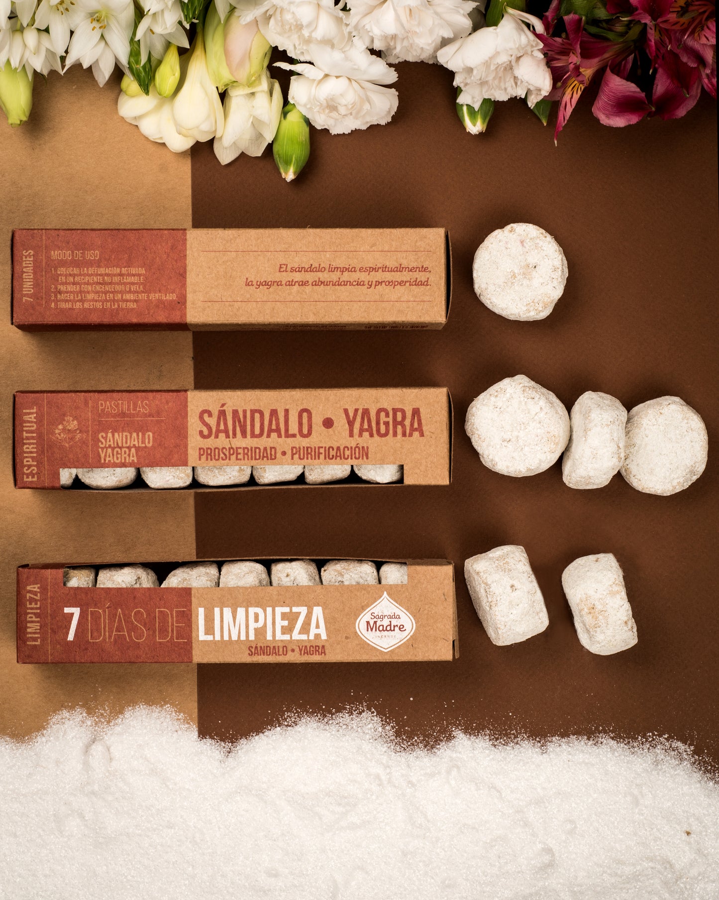🕯️ Pastillas 7 Días de Limpieza – Sándalo y Yagra