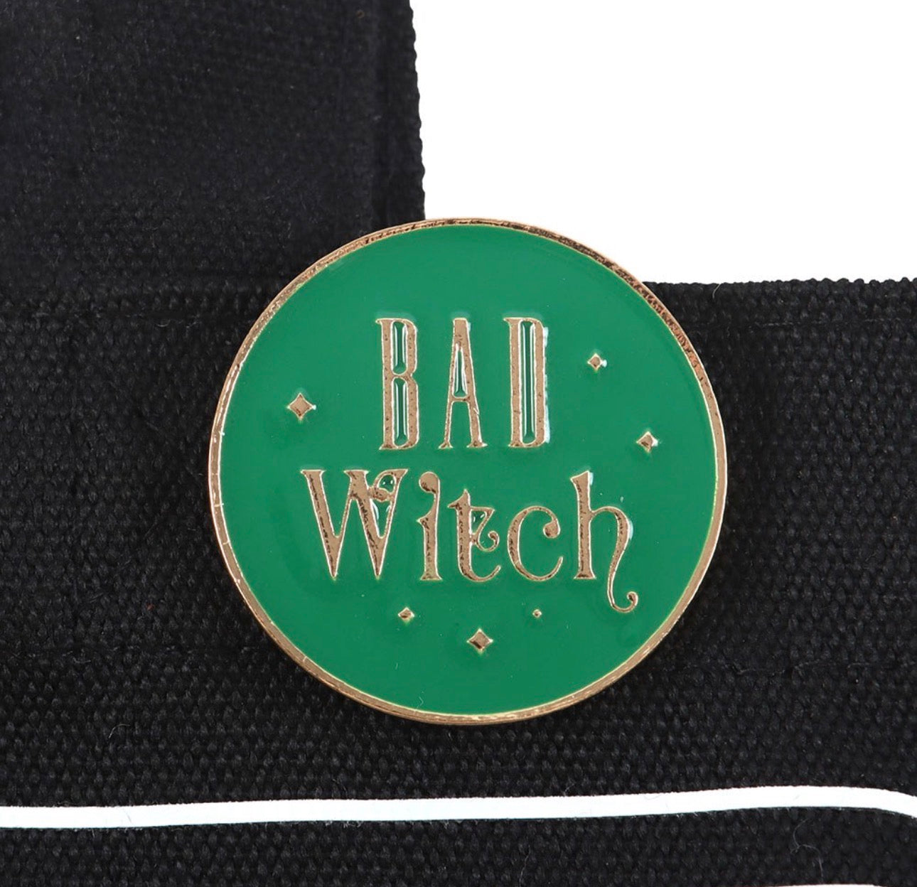 Tote Bag Bad Witch Social Club + Pin Gratis | Estilo Gótico & Witchy