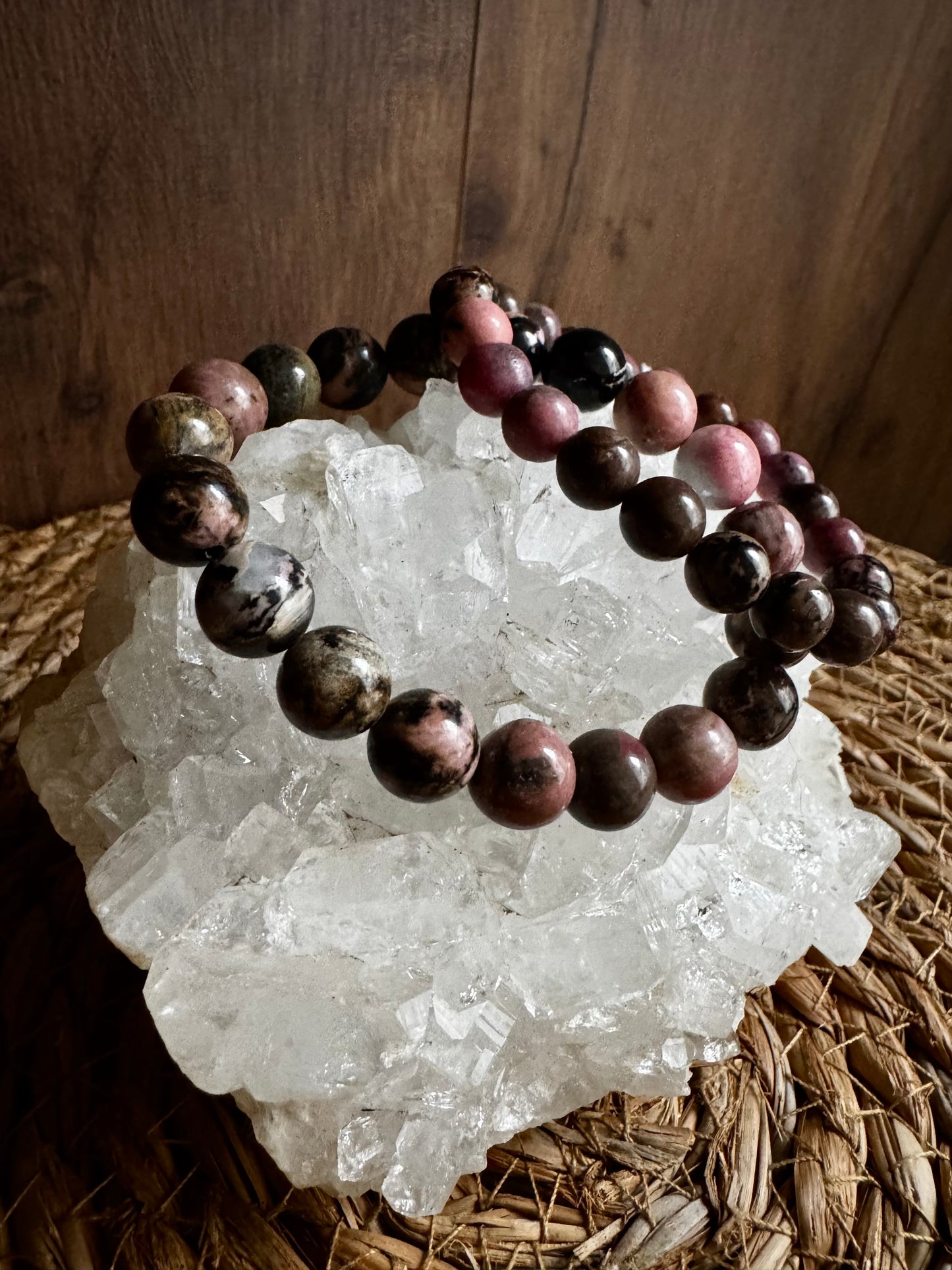 Pulsera de Rodonita – Equilibrio Emocional