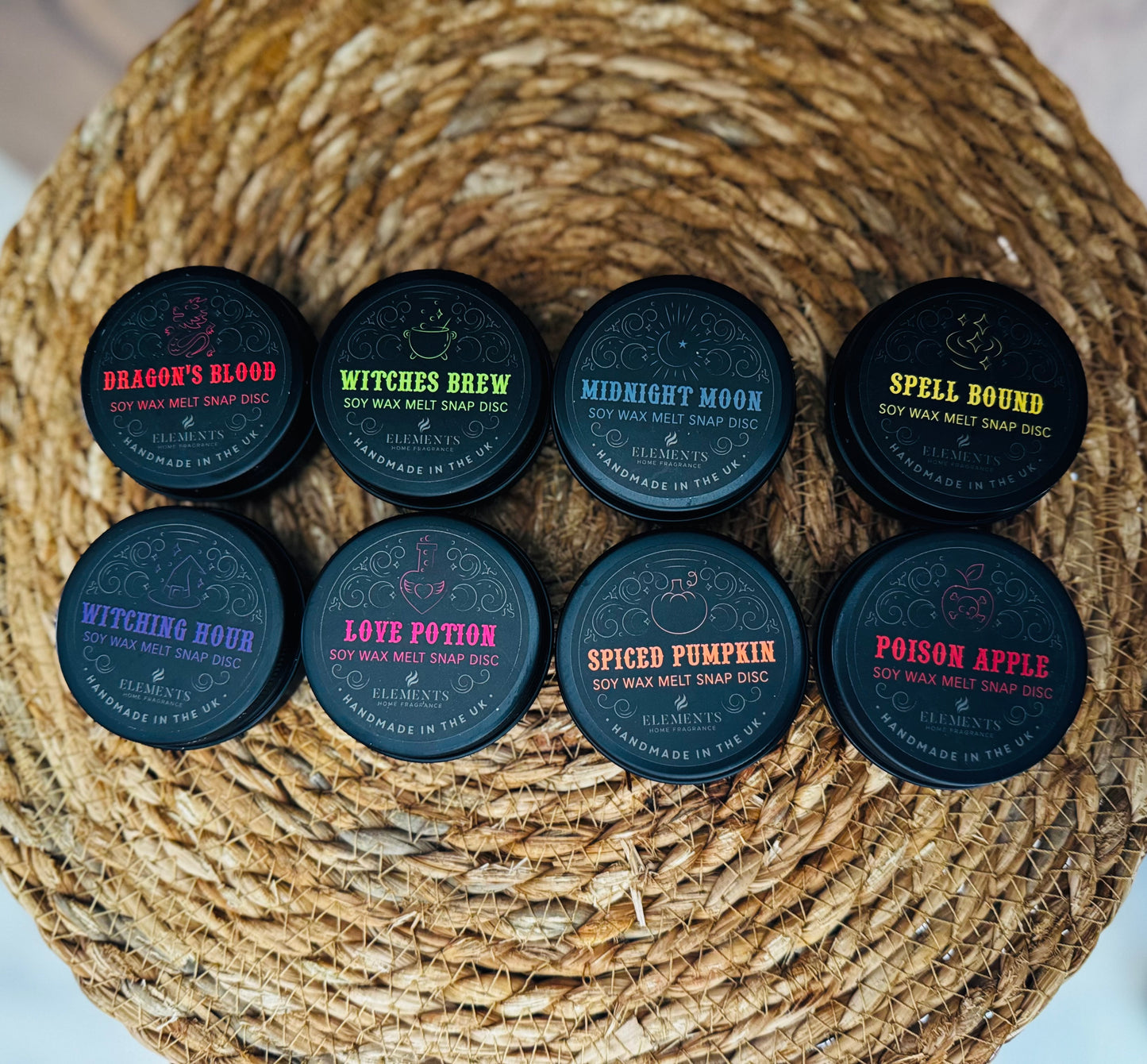 Wax Melts “Hechizos Aromáticos” – Cera de Soja Artesanal