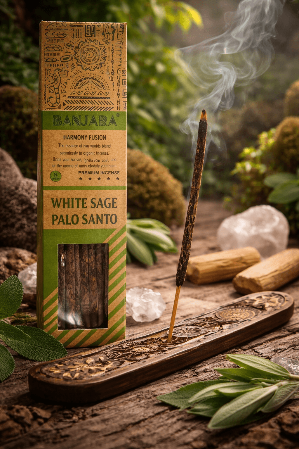 ✨ Ritual Ancestral · Pack Inciensos Palo Santo Fusion (3 uds) ✨
