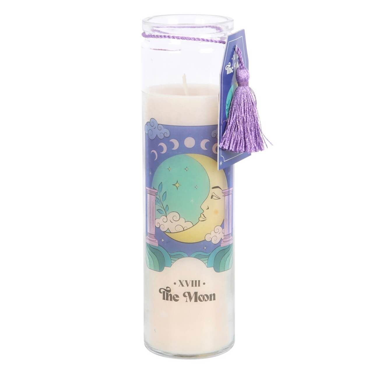 Vela Ritual La Luna Violeta – Intuición, Ciclos y Magia Interior 🌙💜
