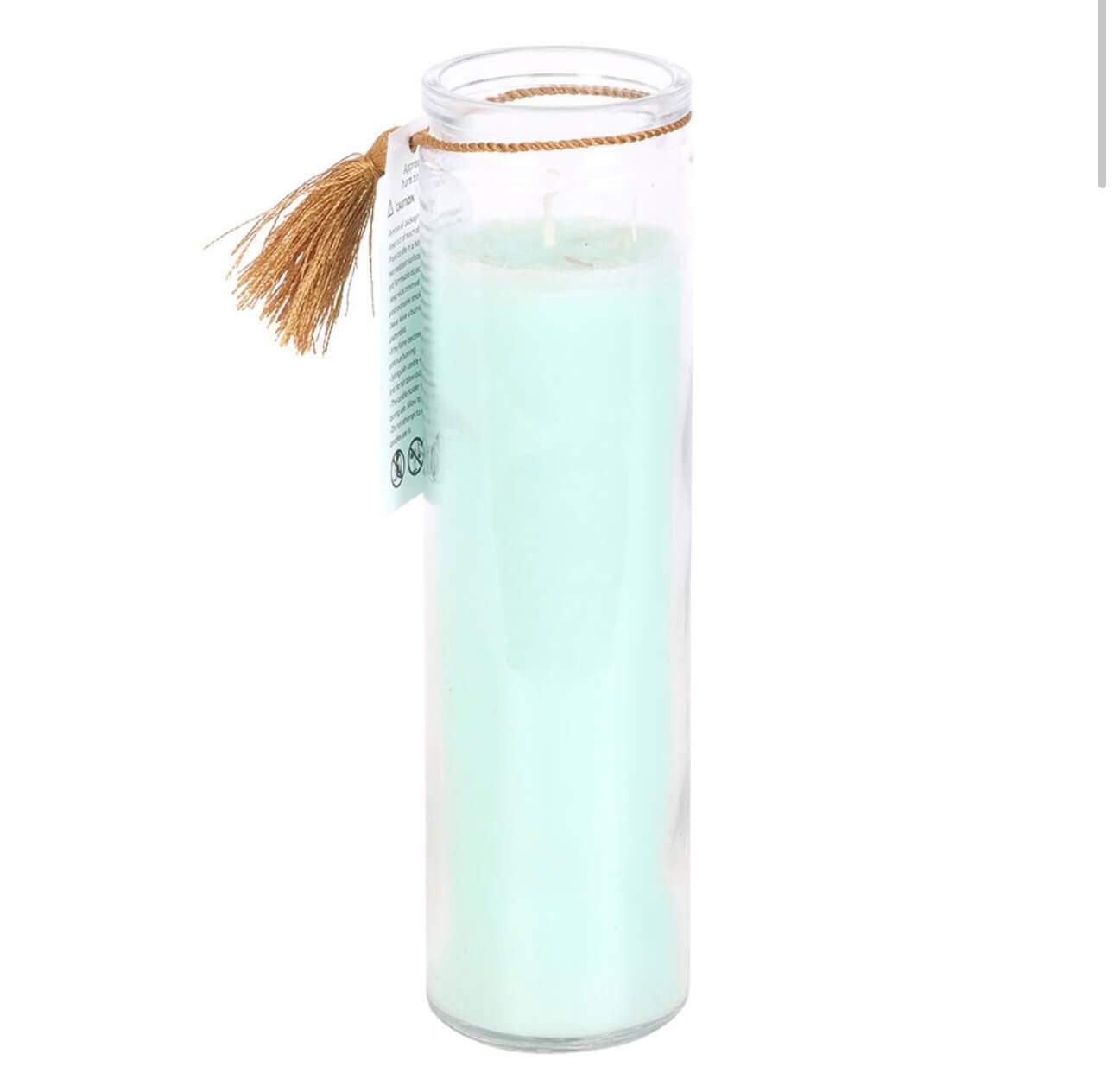 Vela Ritual Salvia Blanca con Cuarzo – Manifiesta la Vida que Deseas ✨🔮