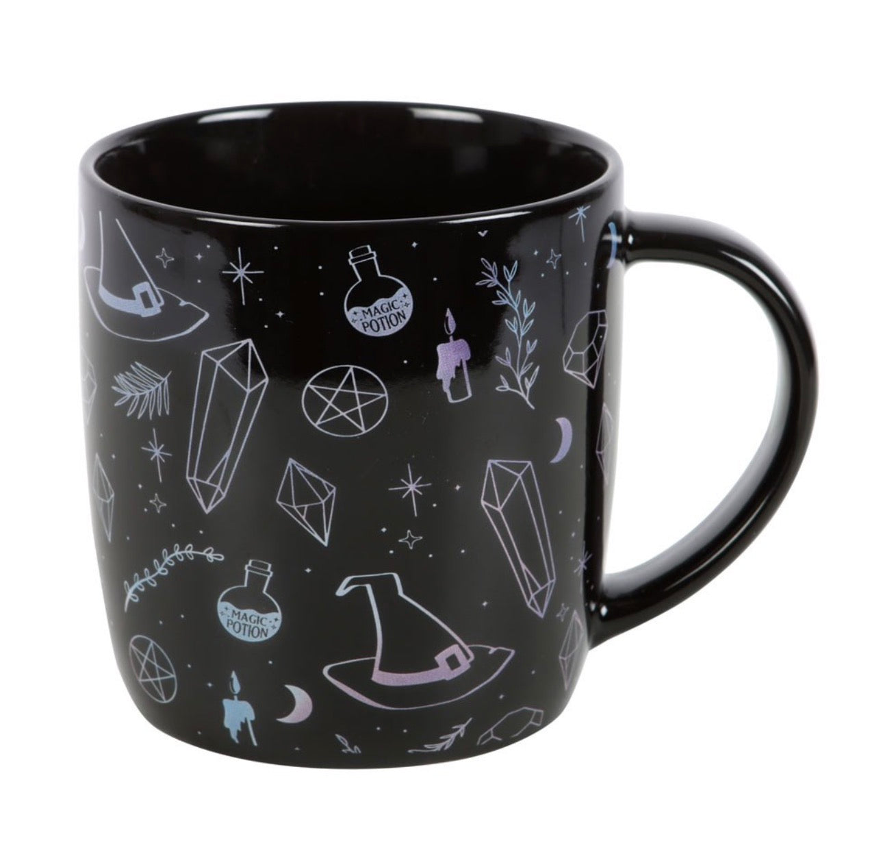 Taza Crystal Witch – Diseño Mágico con Cristales | Witchy Mug