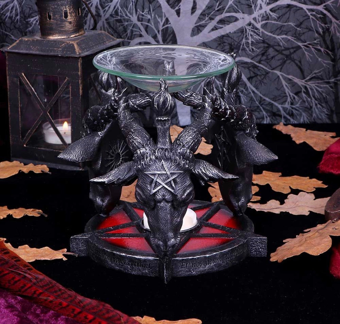 Quemador de aceite Baphomet