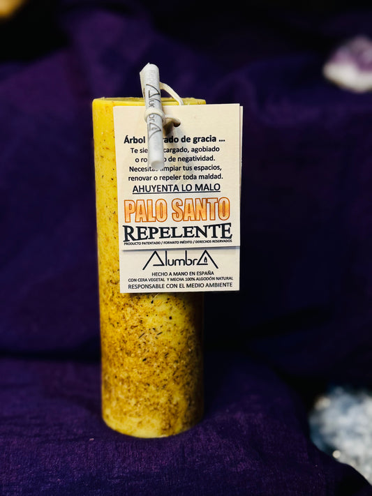 VELÓN ARTESANAL | PALOSANTO | REPELENTE ✨