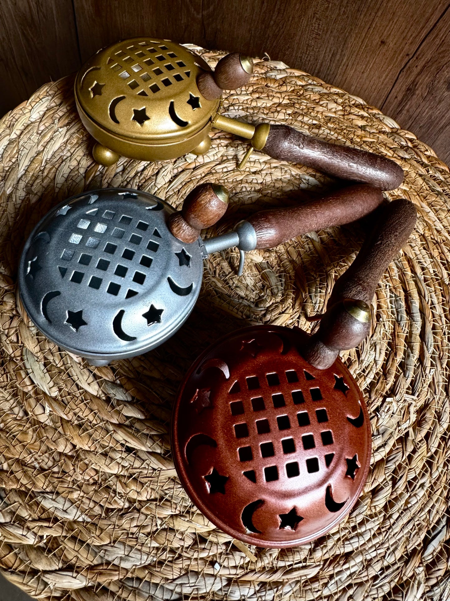 ✨ Quemador Brasero Lunas y Estrellas ✨