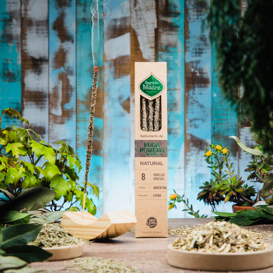Incienso natural de Romero y Ruda 🌿 Sagrada Madre