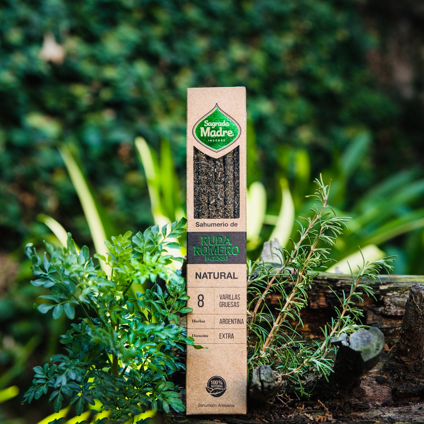 Incienso natural de Romero y Ruda 🌿 Sagrada Madre