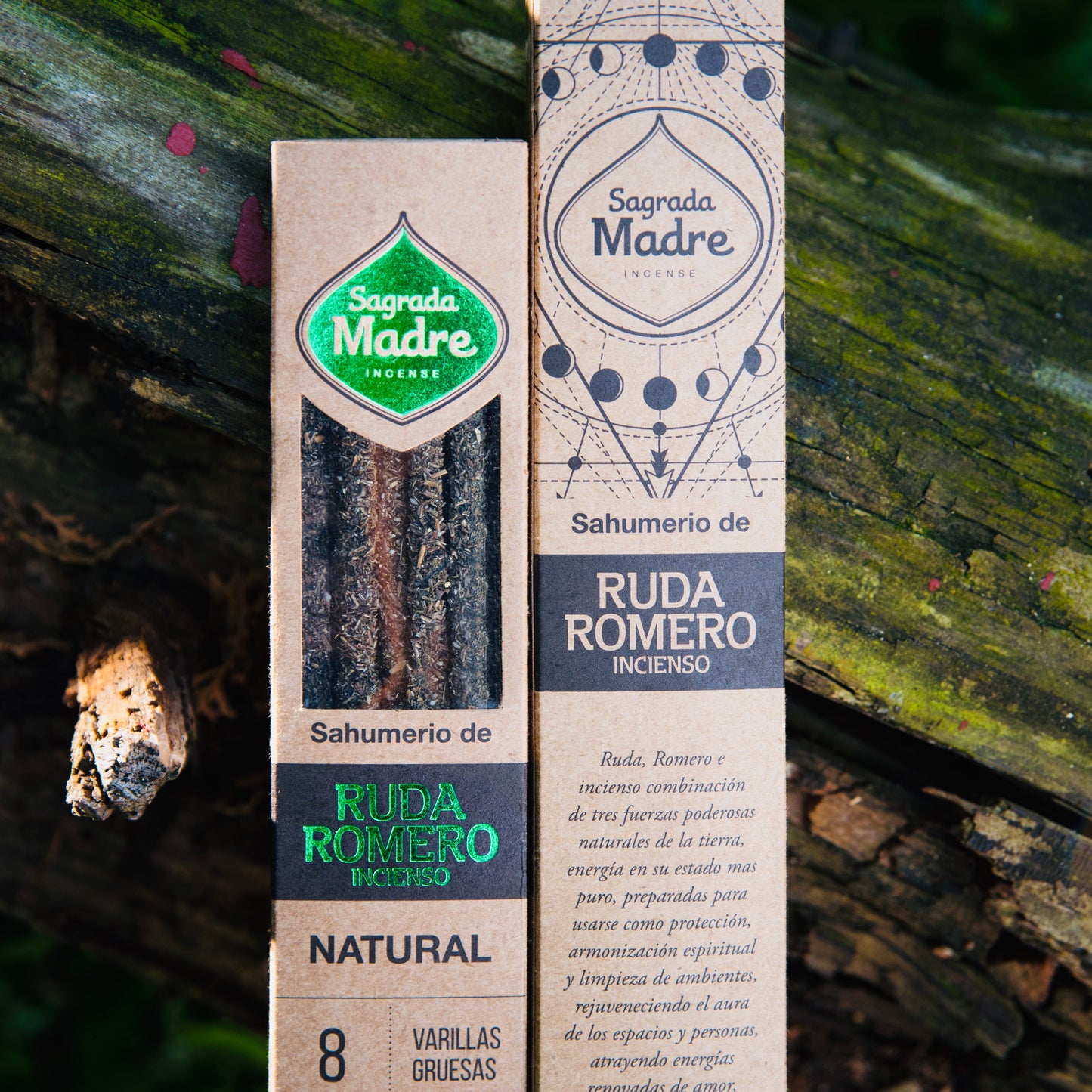 Incienso natural de Romero y Ruda 🌿 Sagrada Madre