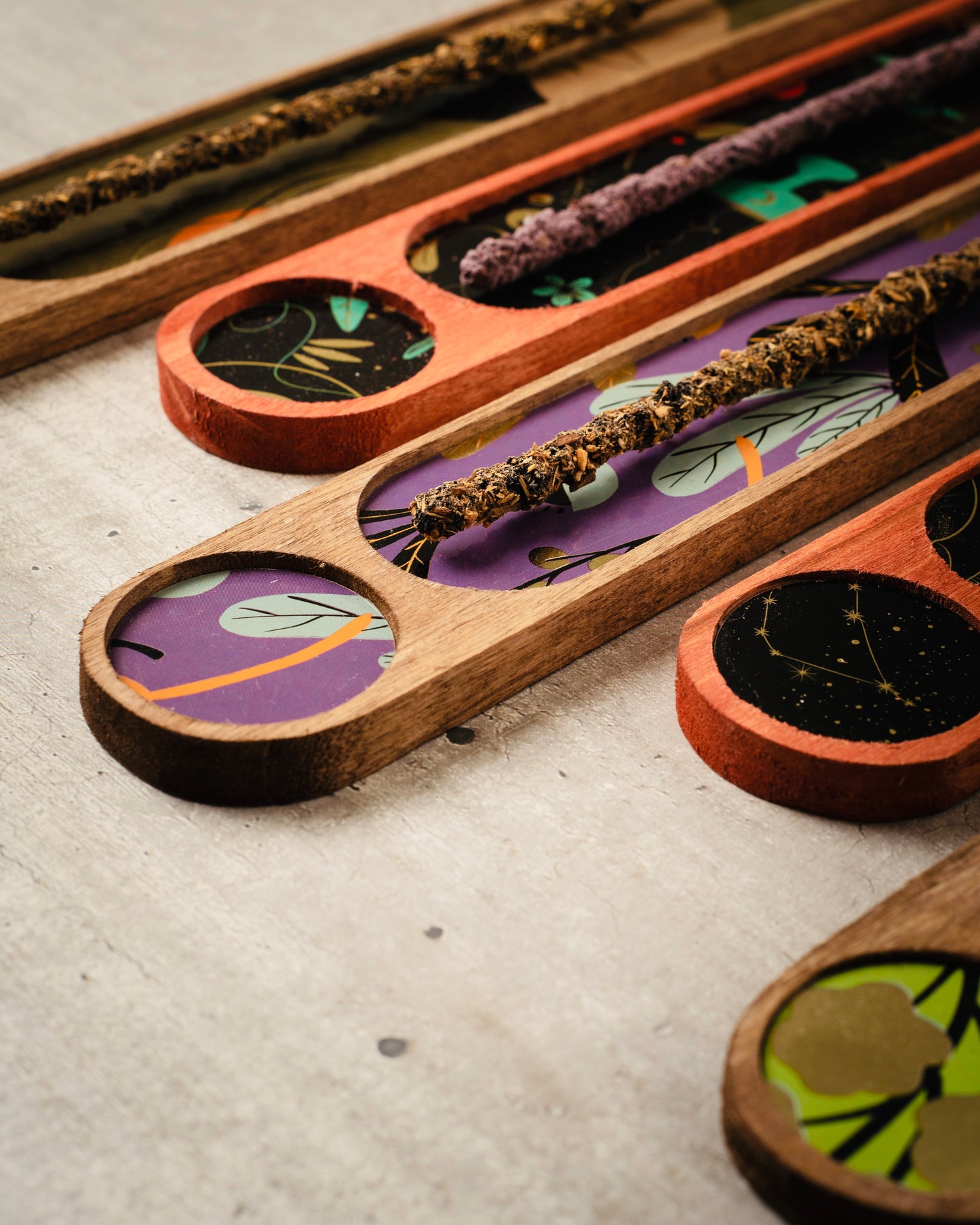 Porta Sahumerio Wood