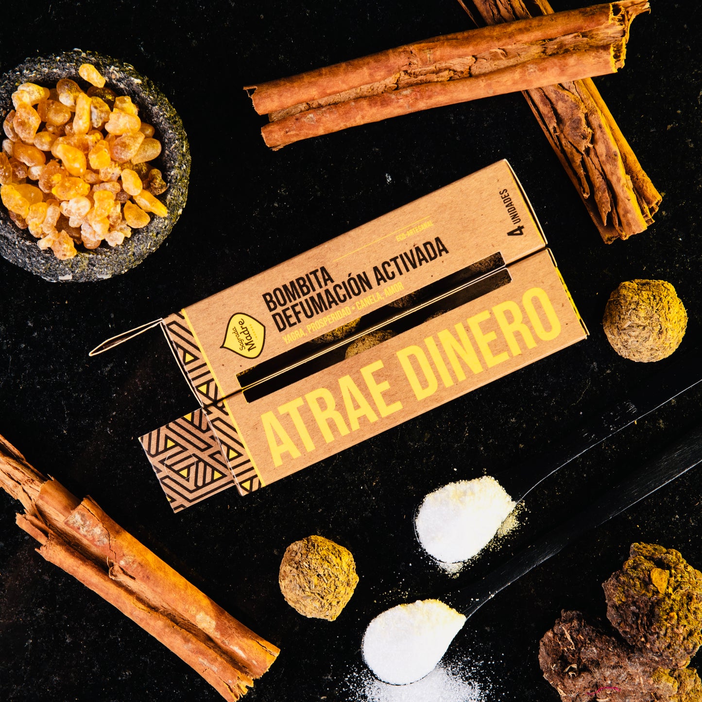 Bombitas defumación activada ATRAE DINERO Sagrada Madre