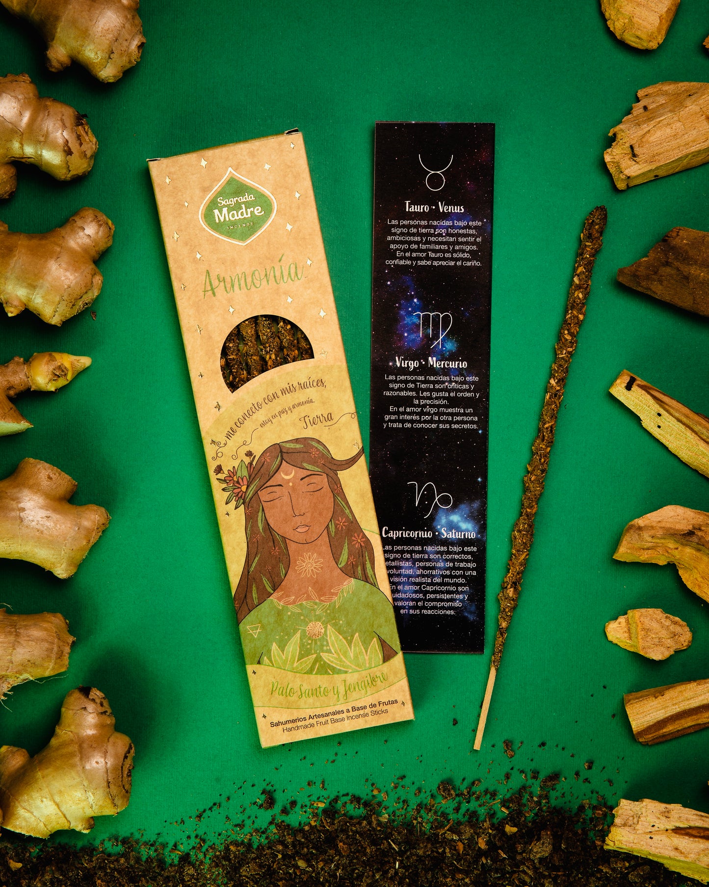 Incienso 5 elementos 🌿TIERRA | ARMONÍA - Sagrada Madre