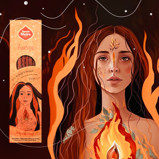Incienso 5 elementos 🔥 FUEGO | FUERZA - Sagrada Madre