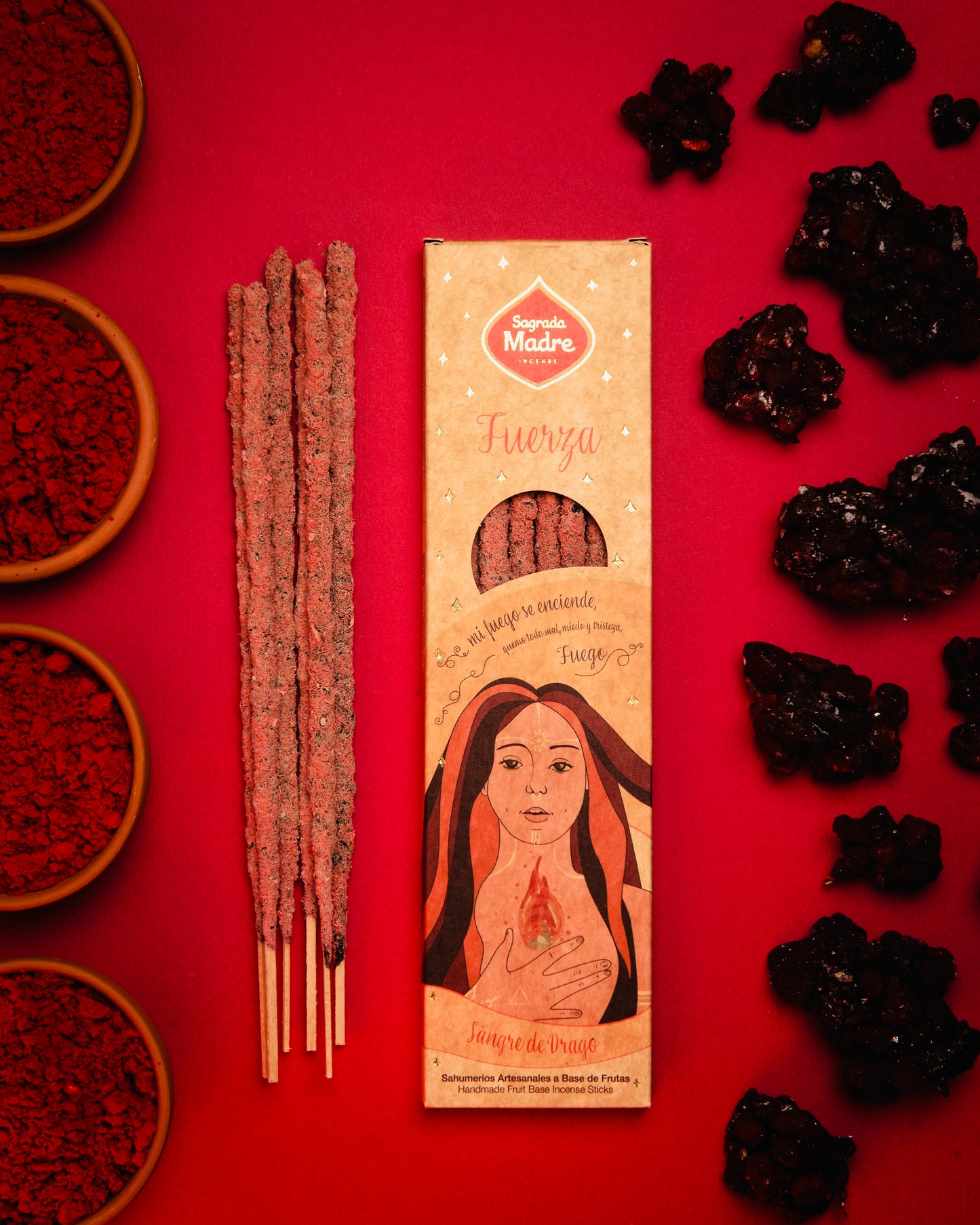 Incienso 5 elementos 🔥 FUEGO | FUERZA - Sagrada Madre