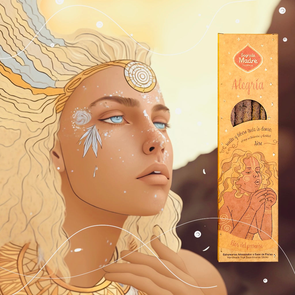 Incienso 5 elementos 🌪️  AIRE | ALEGRÍA - Sagrada Madre