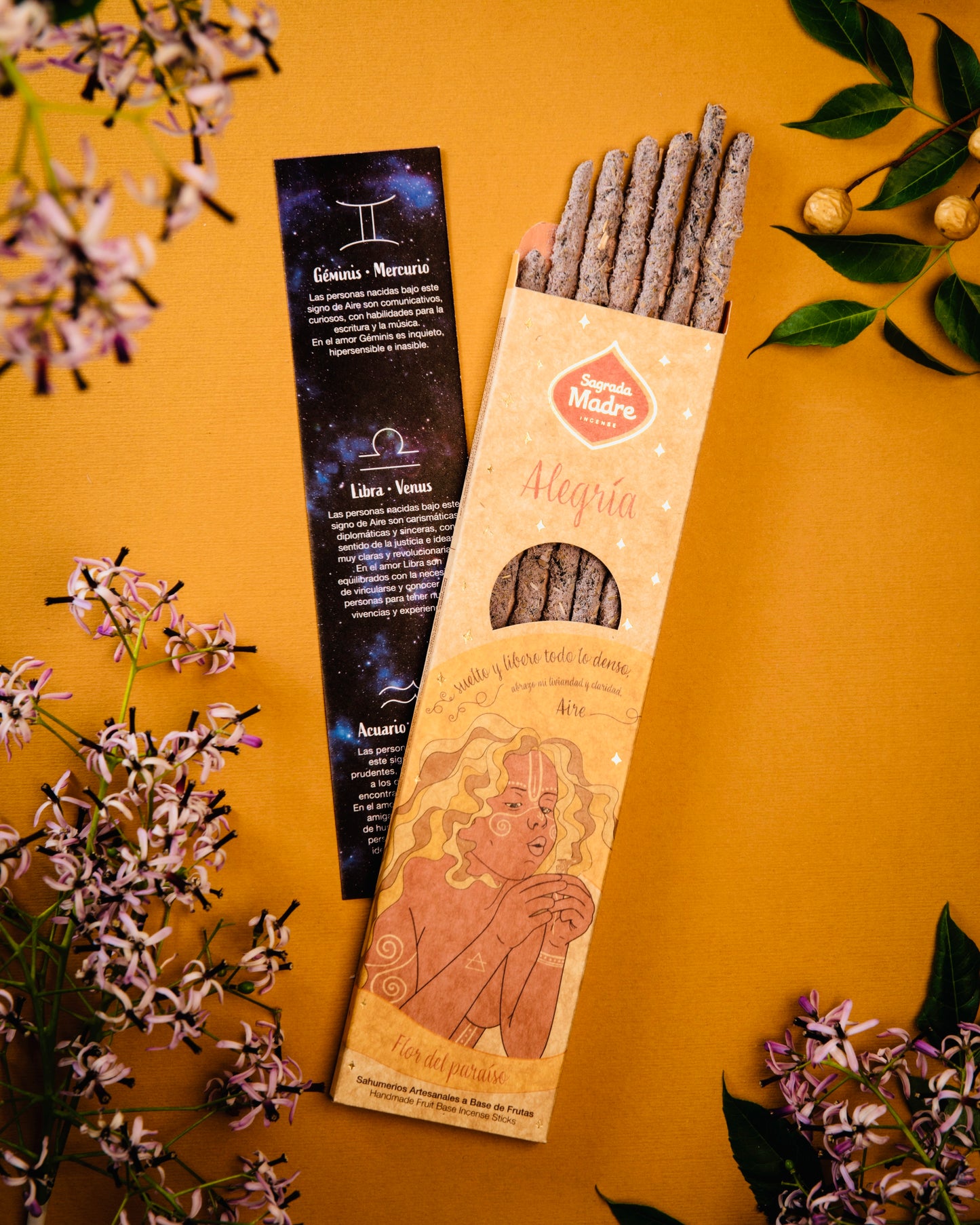 Incienso 5 elementos 🌪️  AIRE | ALEGRÍA - Sagrada Madre