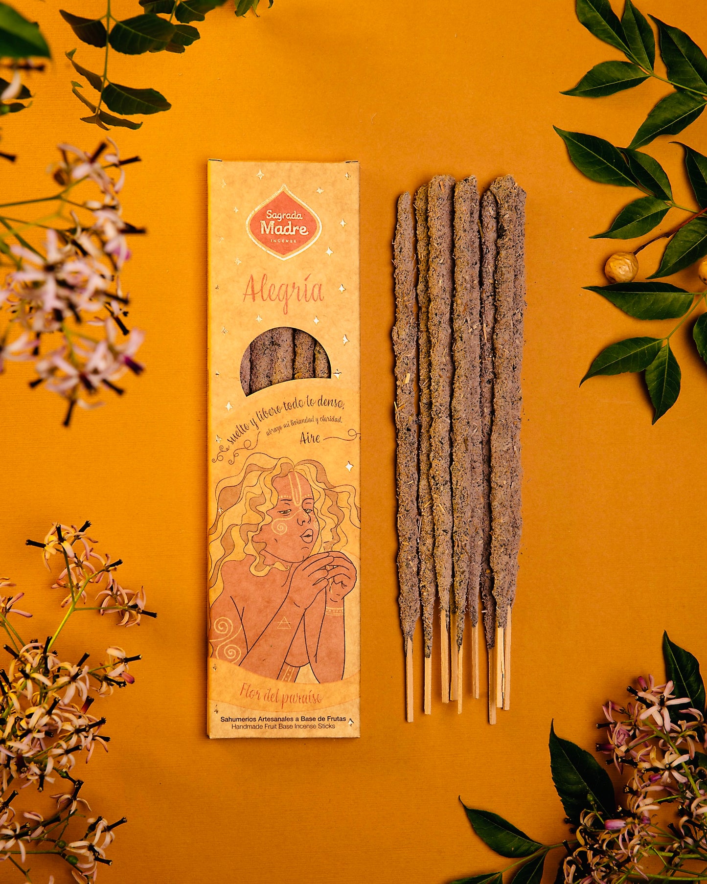 Incienso 5 elementos 🌪️  AIRE | ALEGRÍA - Sagrada Madre