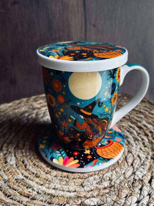 Taza con Filtro para Infusiones Mágicas