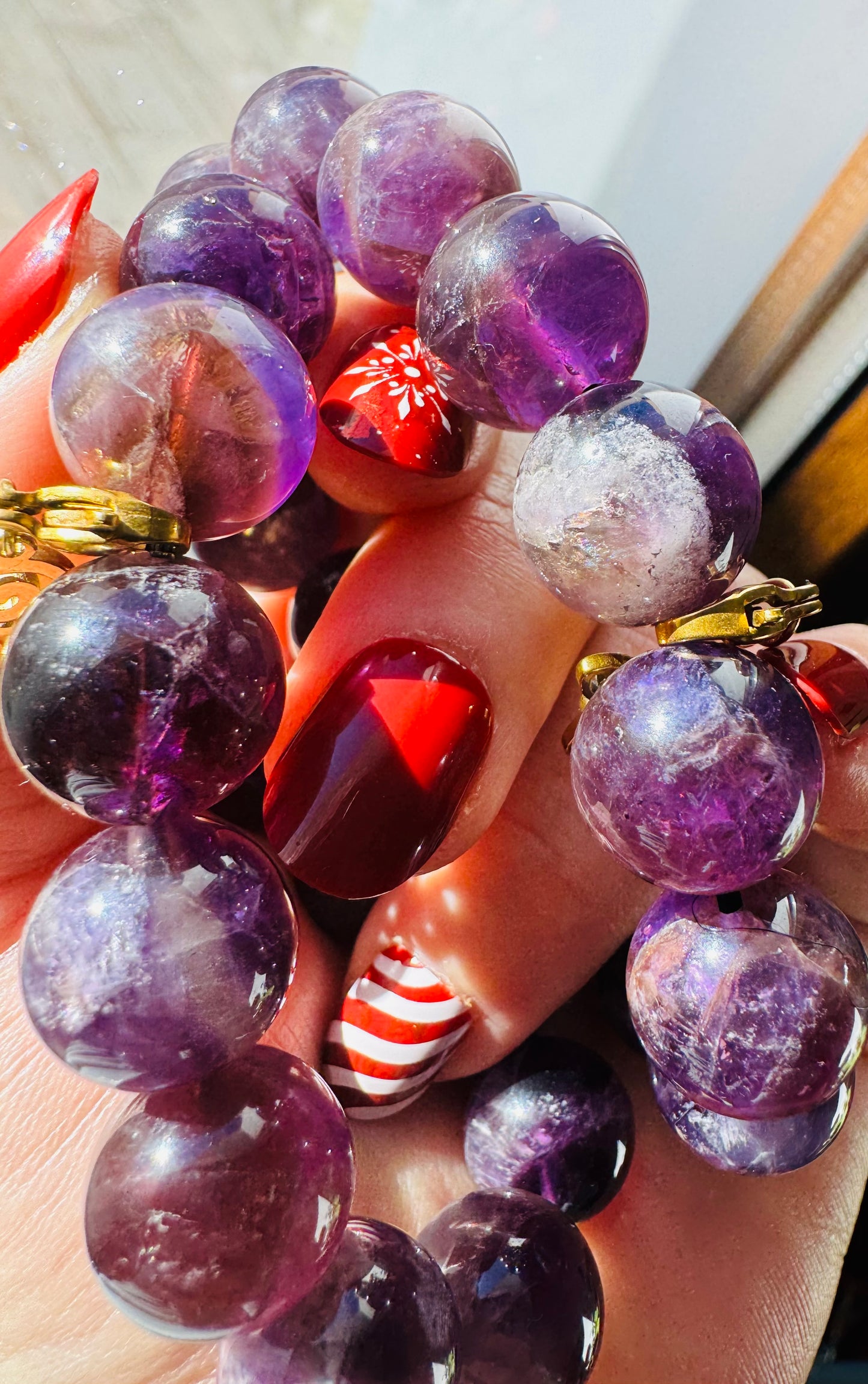 💜Pulsera Súper 7 con dije (extraíble)