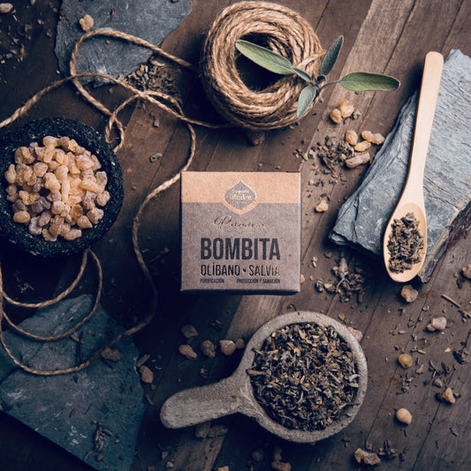 Bombita Premium Defumación Activada Olíbano y Salvia  Sagrada Madre