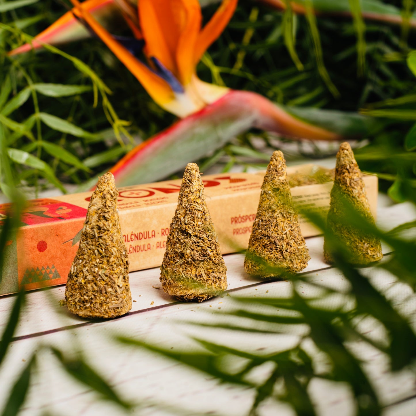 Incienso Cono Caléndula y Romero Sagrada Madre