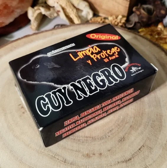 Jabón Esotérico Cuy Negro · Descarga Energética