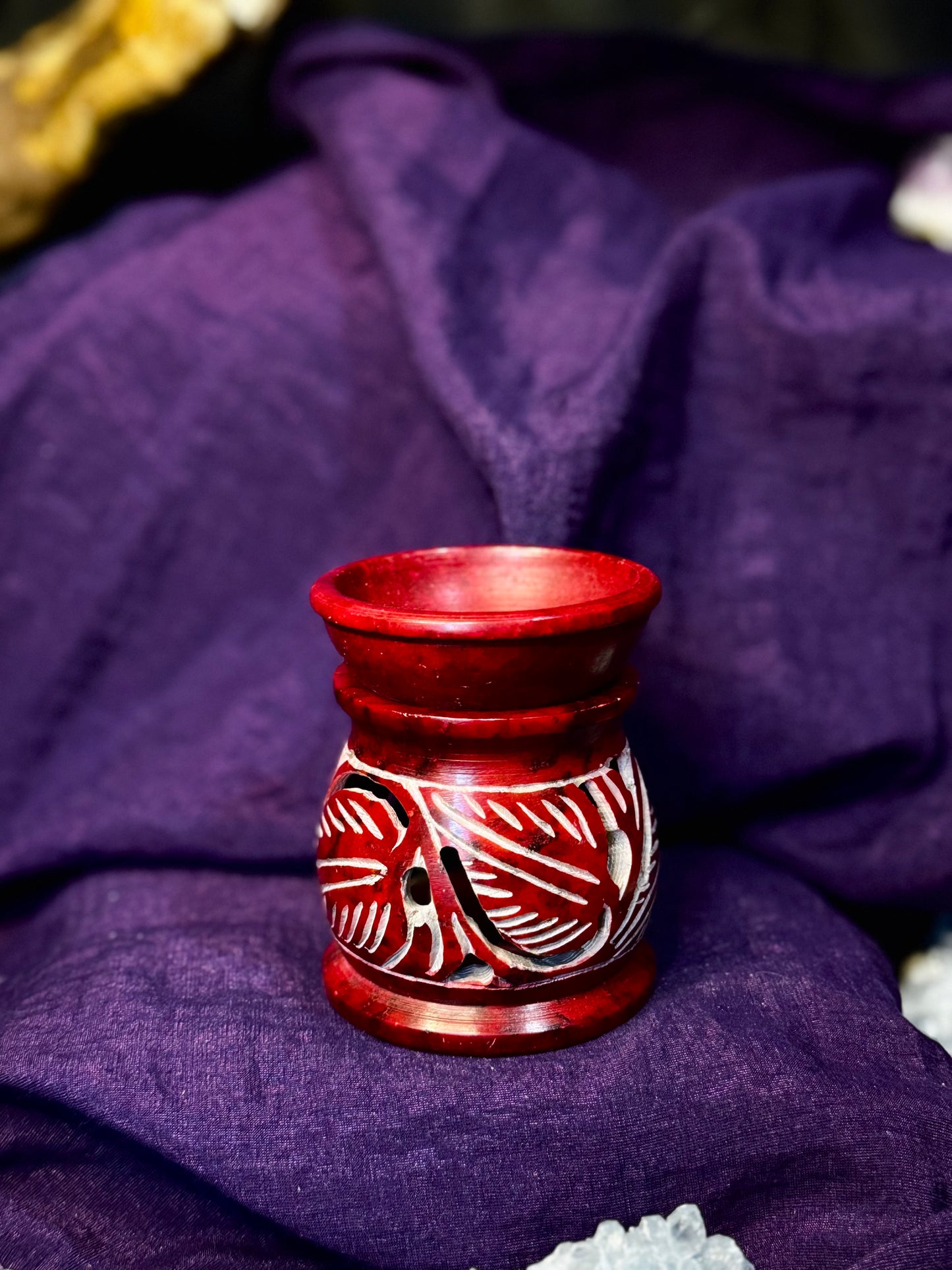 🔥🪨 Quemador de Aceite en Piedra 🪨🔥