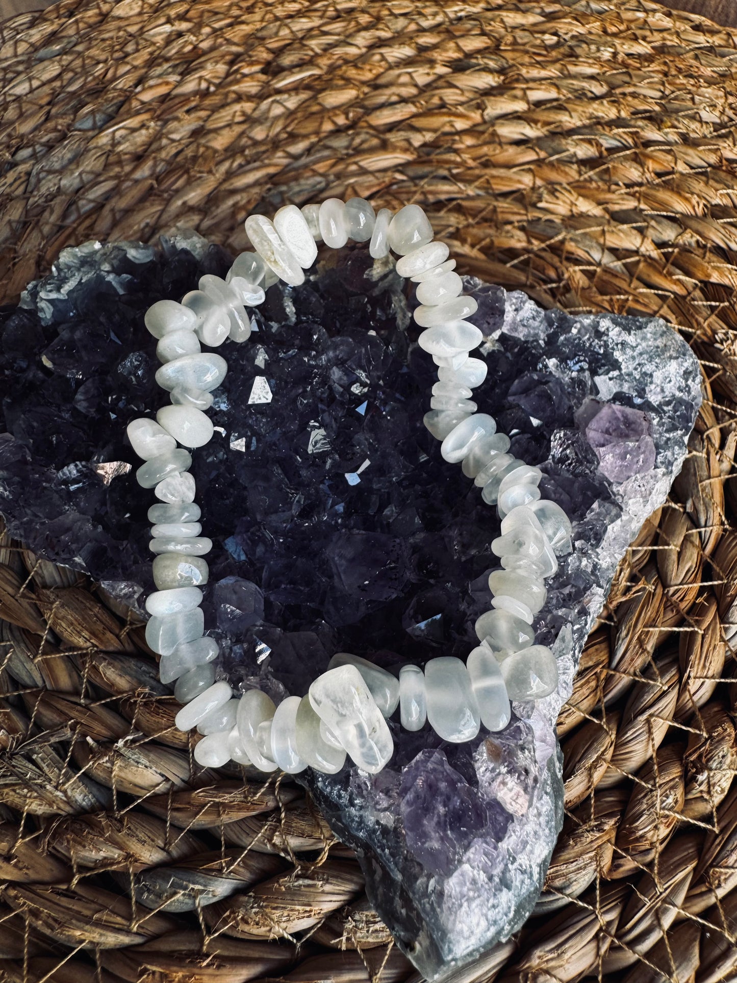 Pulsera de Adularia – Intuición, Luz Interior y Armonía Emocional ✨