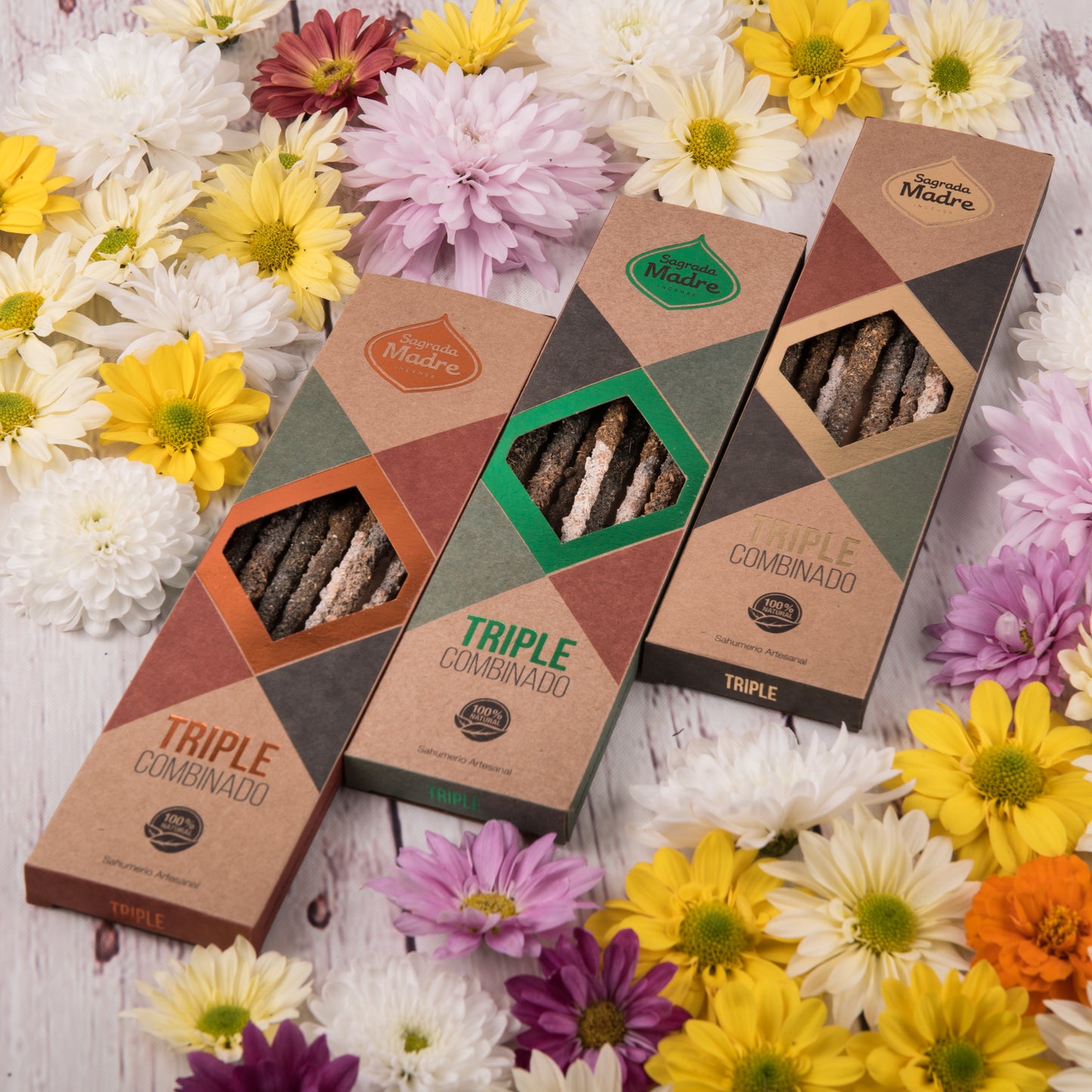 ✨ Incienso Triple Combinado – Sagrada Madre ✨