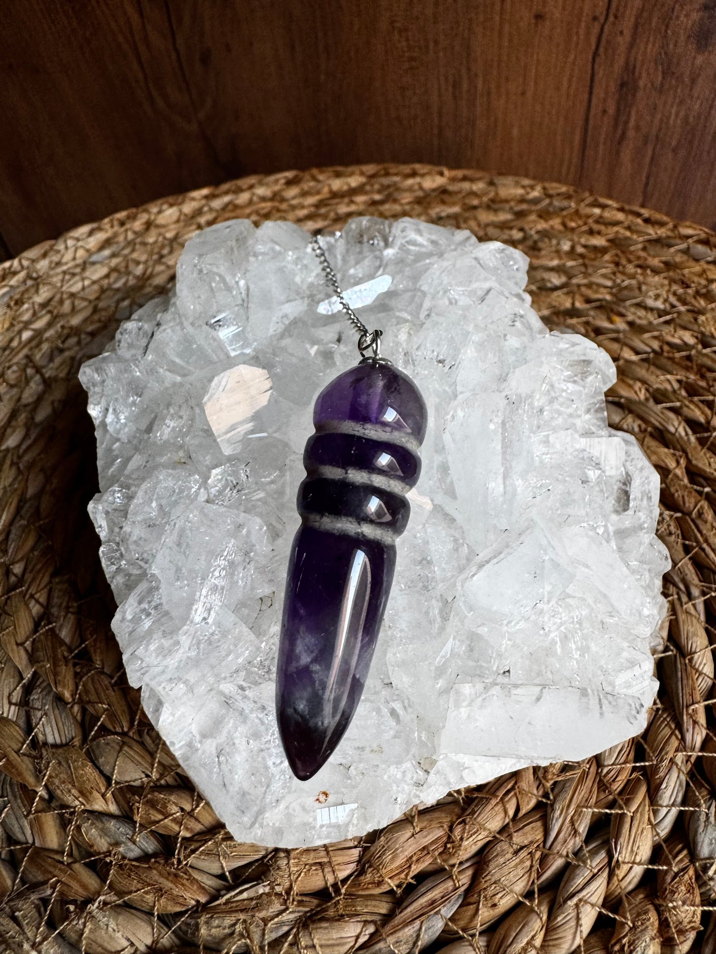 🔮 Péndulo Egipcio de Amatista