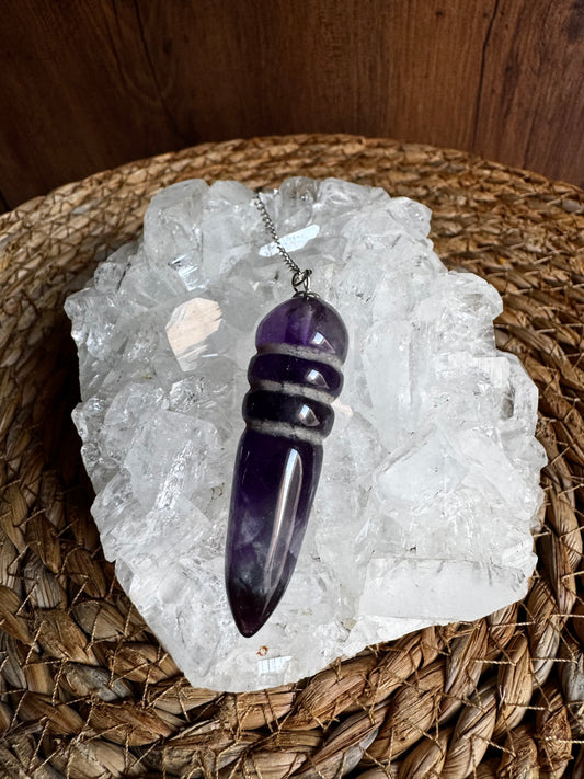 🔮 Péndulo Egipcio de Amatista
