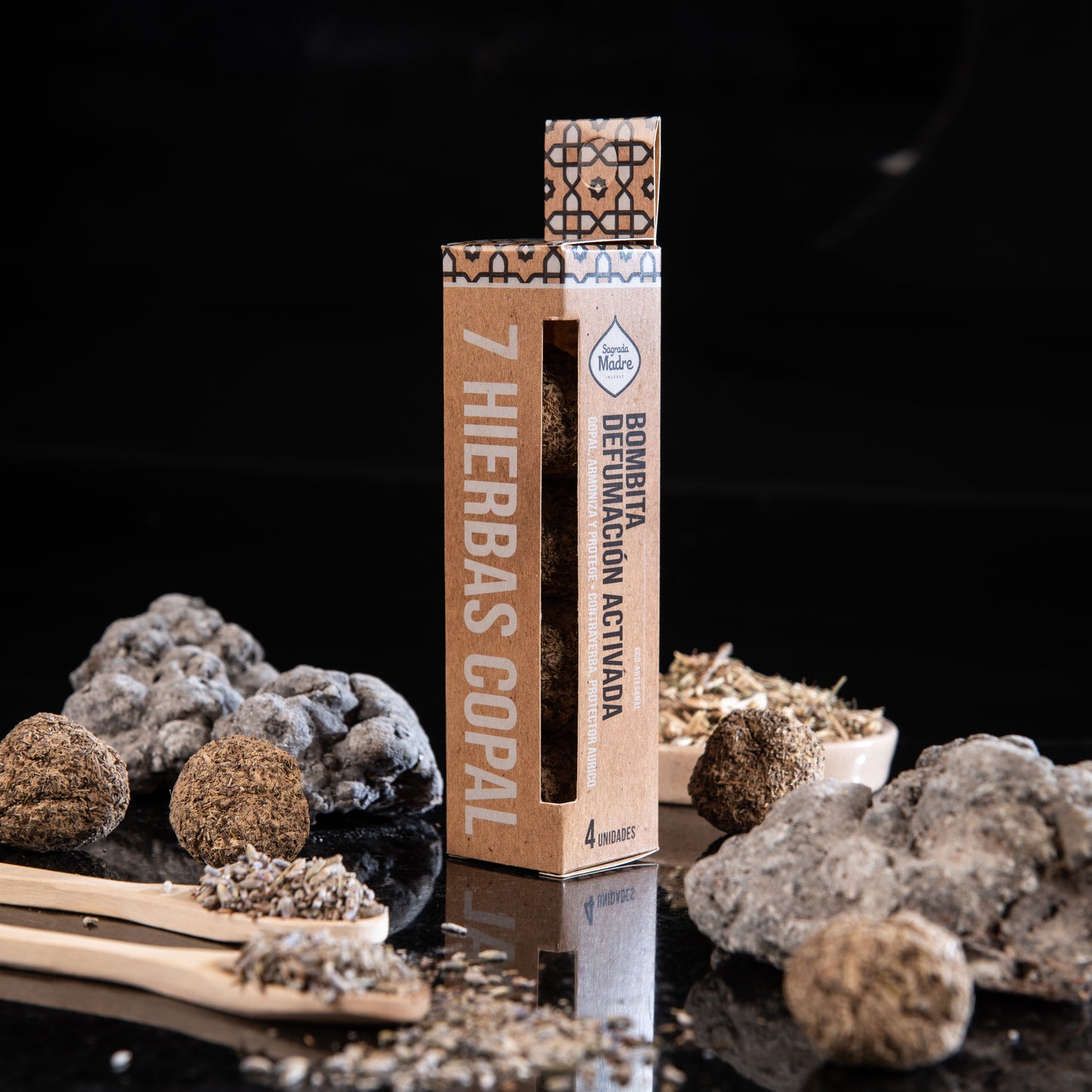 🌿✨ Bombitas de 7 Hierbas con Copal – Purificación, Protección y Magia en Cada Humo ✨🌿