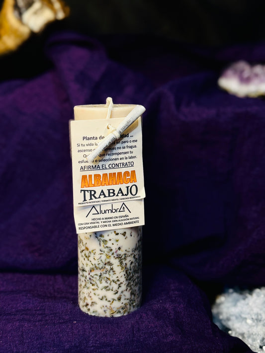 VELÓN ARTESANAL | ALBAHACA | TRABAJO 💼