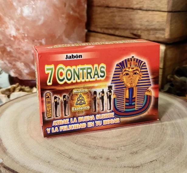 Jabón Ritual “7 Contras” – Neutraliza Bloqueos y atrae buena suerte