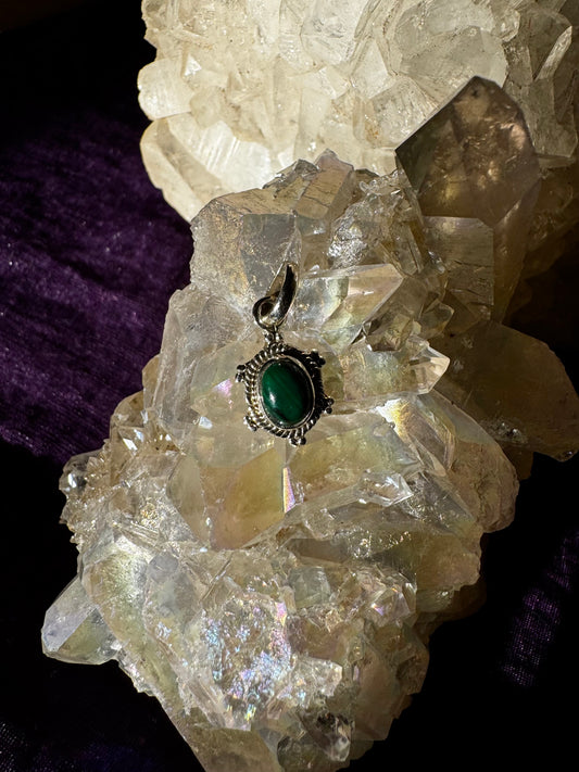 ✨💚 Colgante de Plata con Malaquita 💚✨