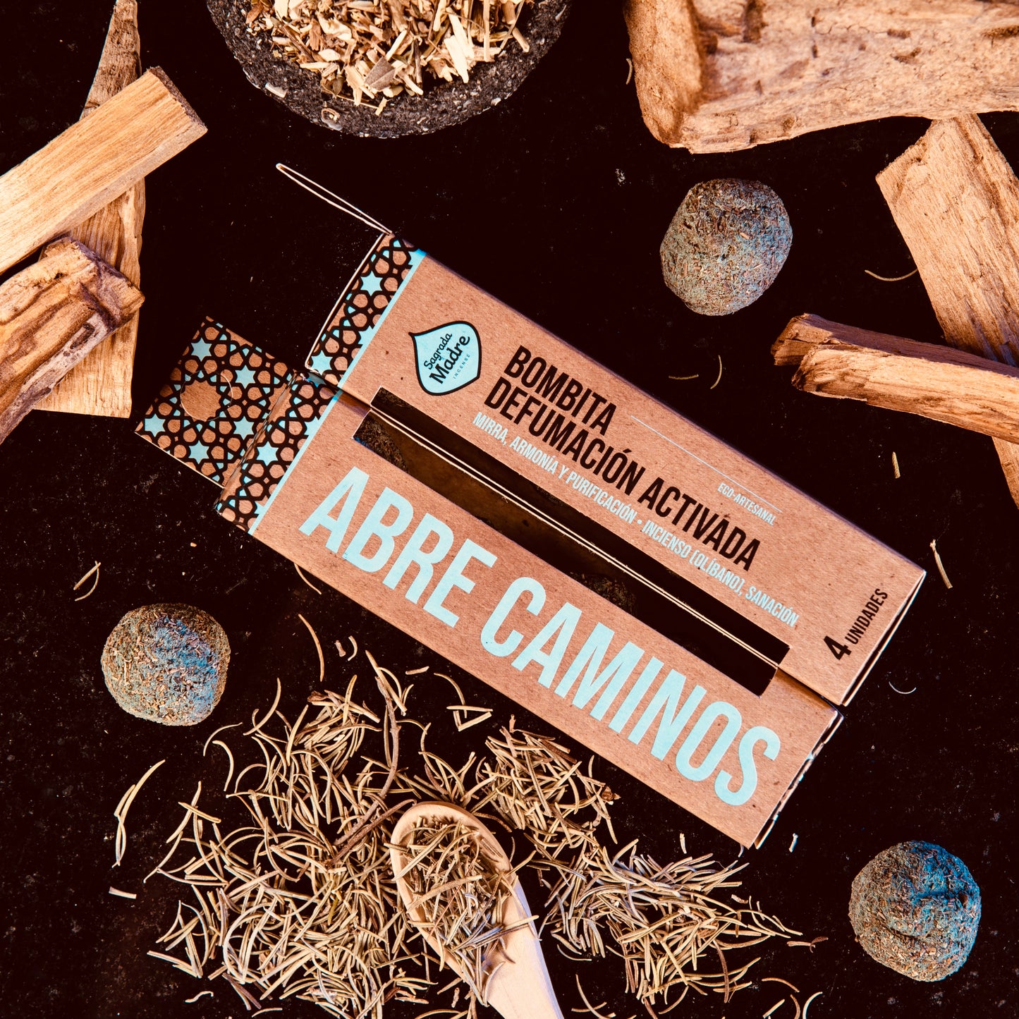 Bombitas defumación activada ABRE CAMINOS Sagrada Madre