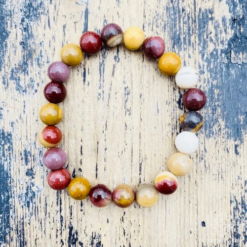 Pulsera de Mookaíta 10mm – Fuerza y Estabilidad ✊🏼