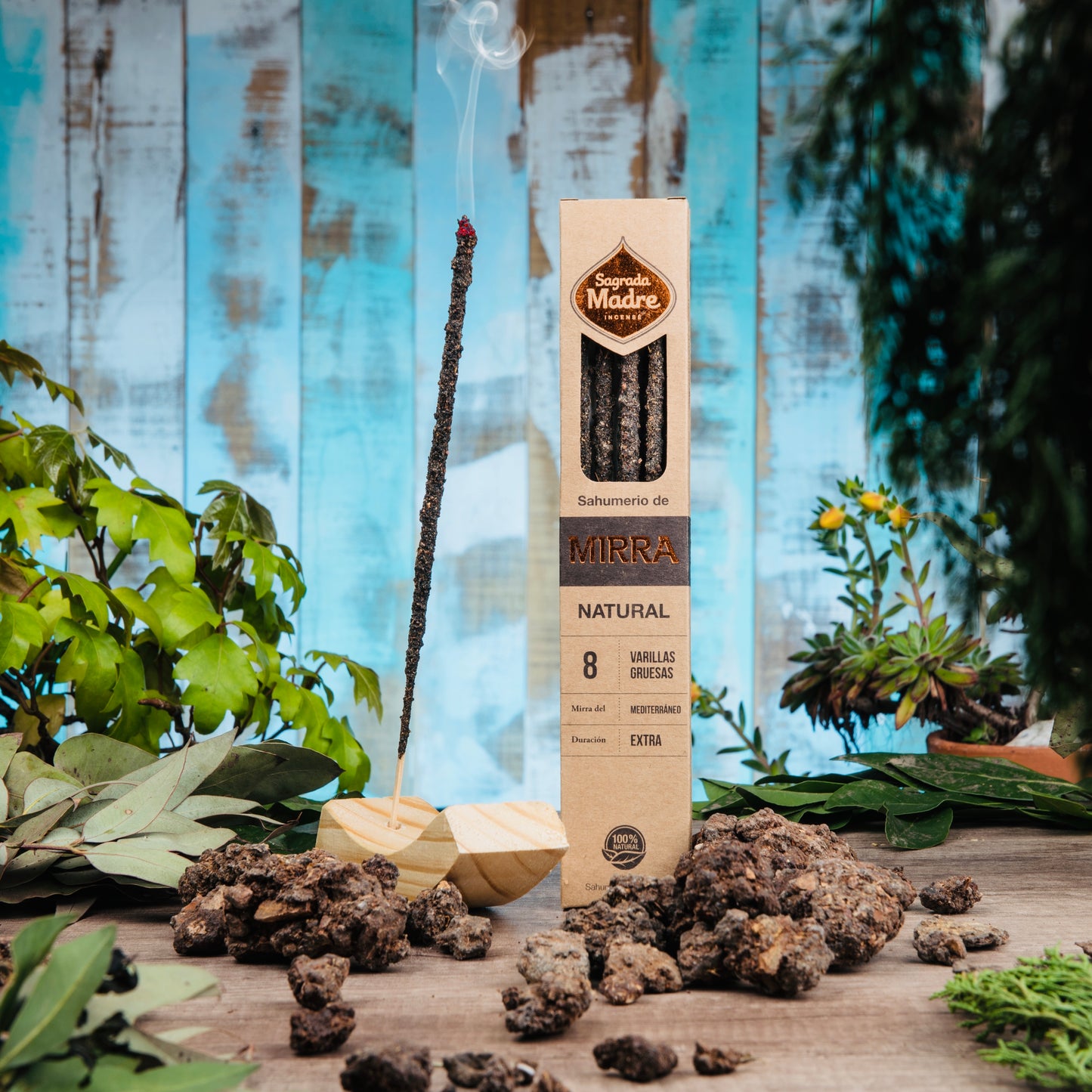 Incienso natural de Mirra Sagrada Madre