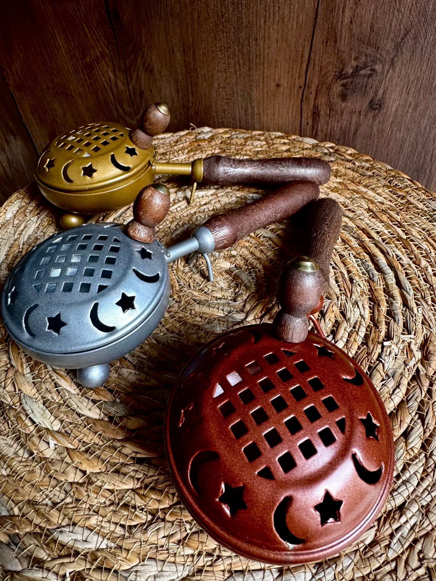 ✨ Quemador Brasero Lunas y Estrellas ✨