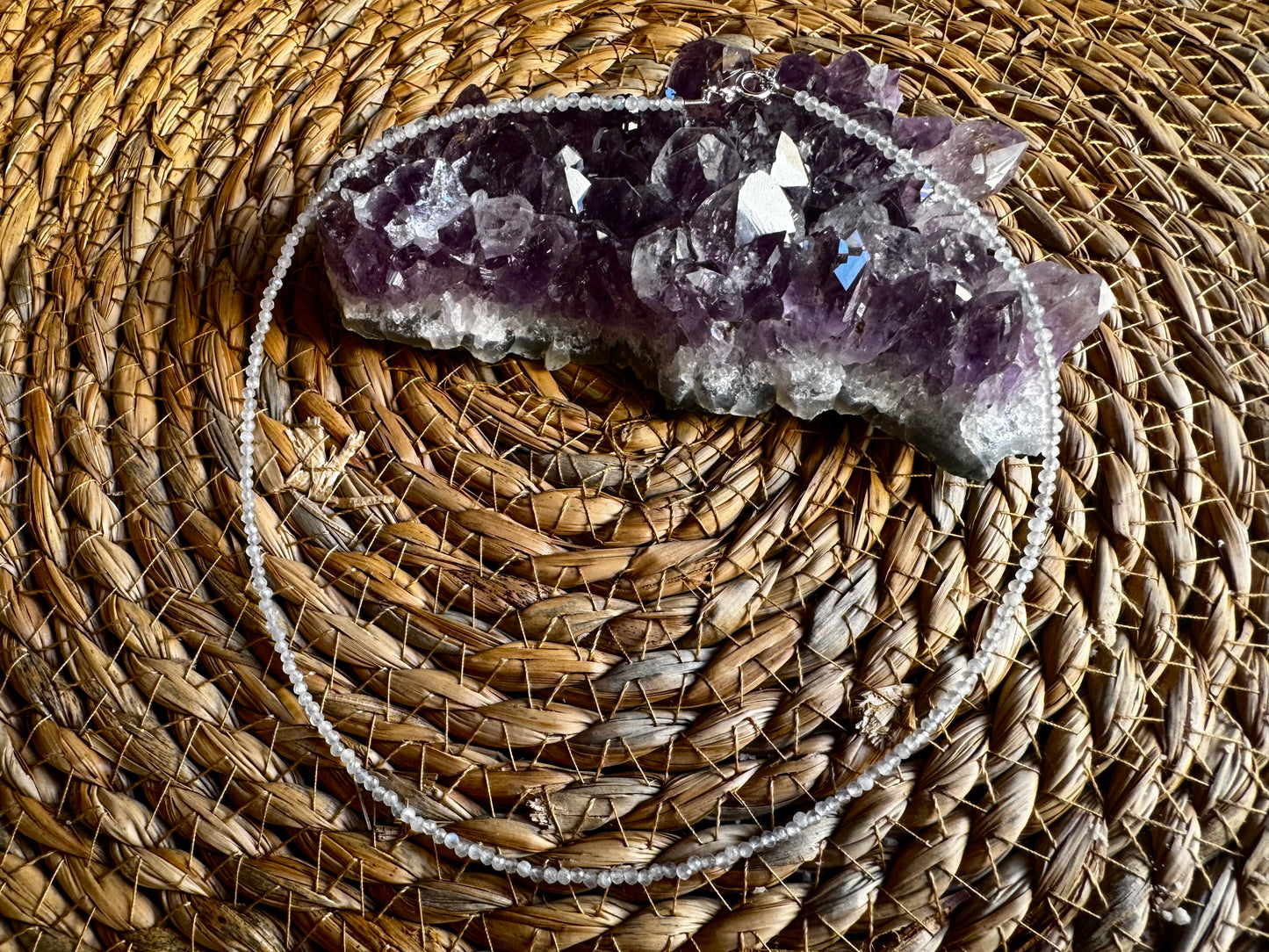 ✨ Gargantilla de Labradorita · Plata de Ley