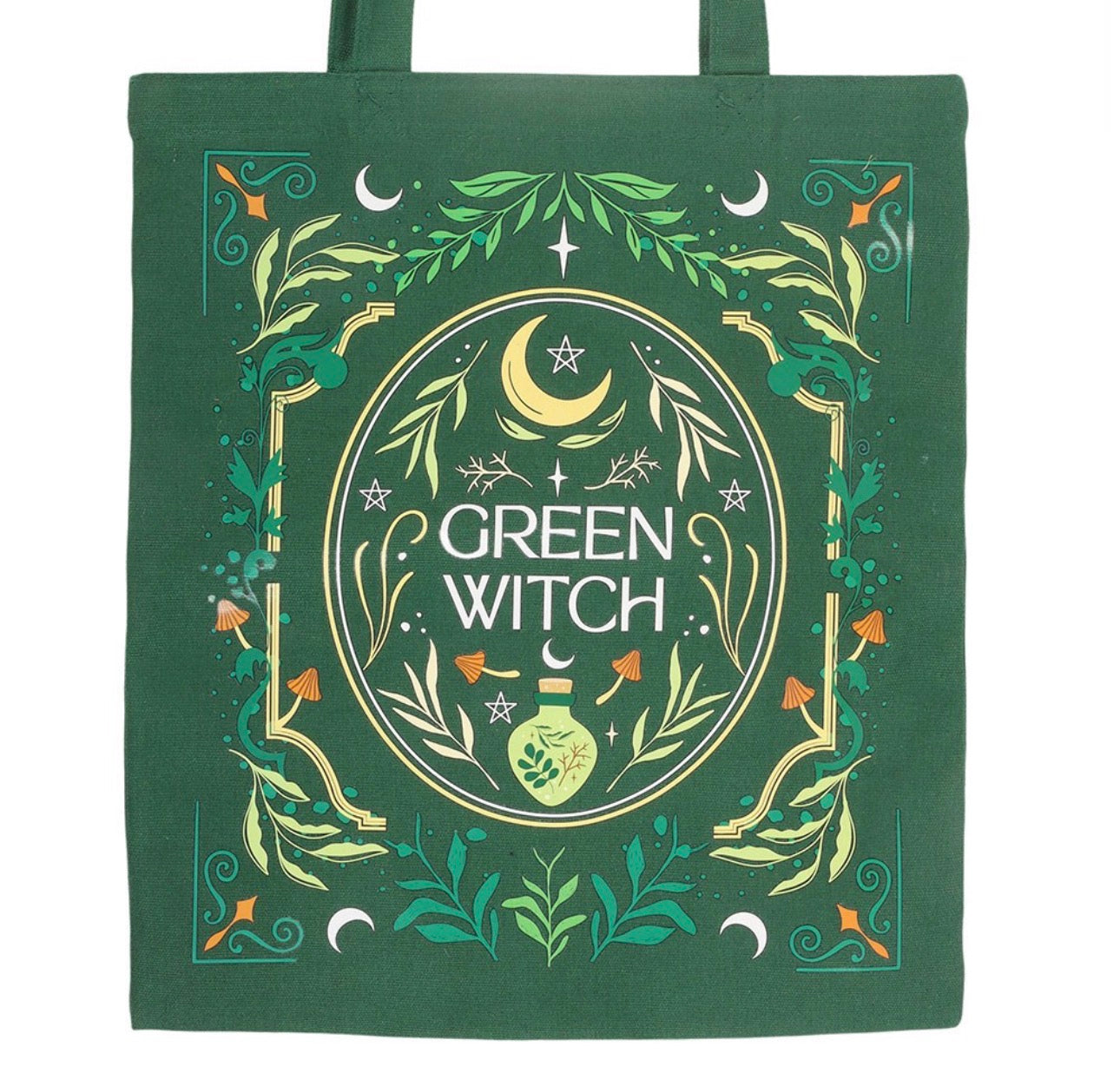 Tote Bag Green Witch – Bolsa mágica inspirada en la brujería natural
